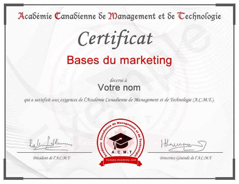 meilleur certificat marketing en ligne