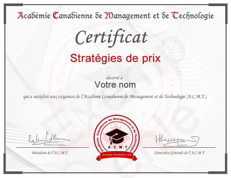 Meilleur certificat Stratégies de prix