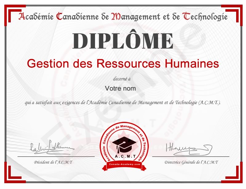 Meilleur diplome en gestion des Ressources Humaines